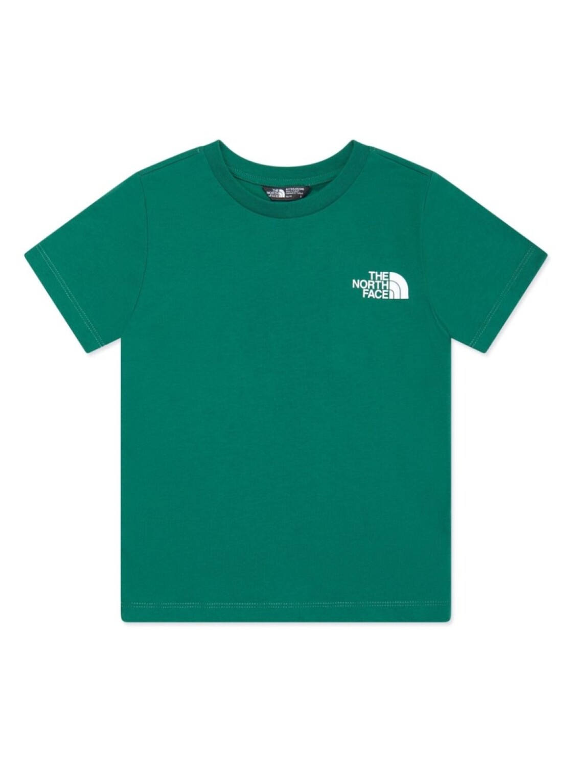 

Футболка с логотипом The North Face Kids, зеленый