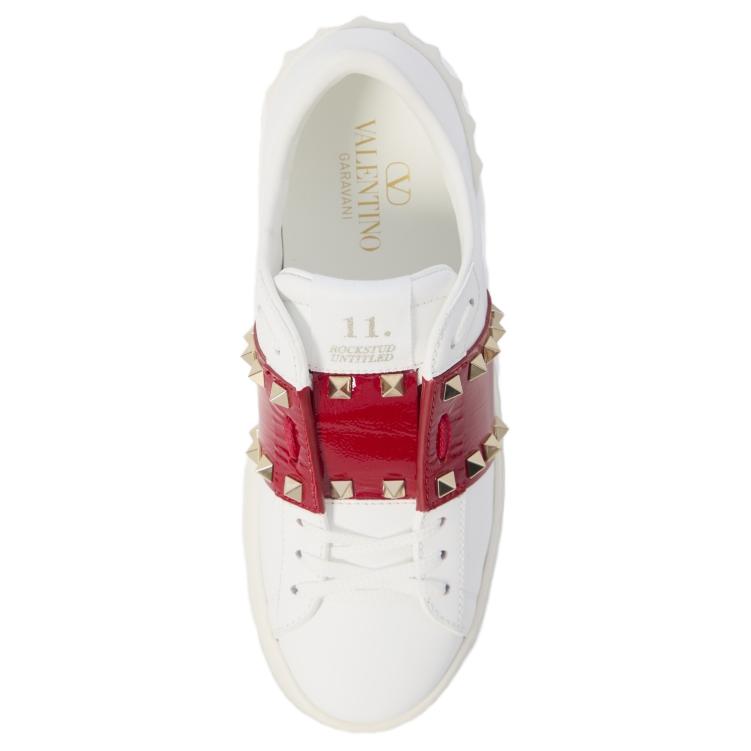 Garavani Rockstud Untitled открытые кроссовки на шнуровке женские Valentino — фото 4
