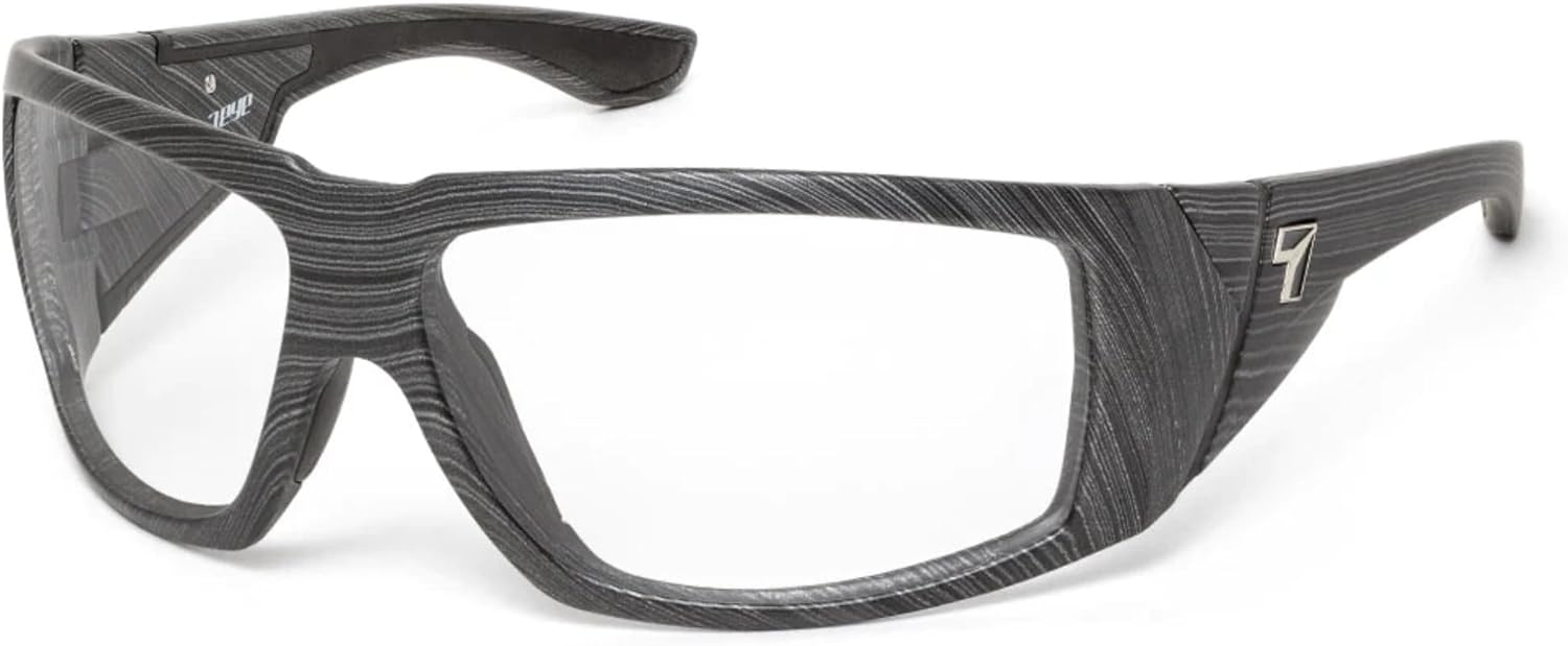 

7-линзовые модные солнцезащитные очки Jordan Full Wrap унисекс, идеально подходят для отдыха на природе, 100% защита от UVA и UVB лучей 7 EYE, Anthracite Frame/Sharpview Clear Lenses