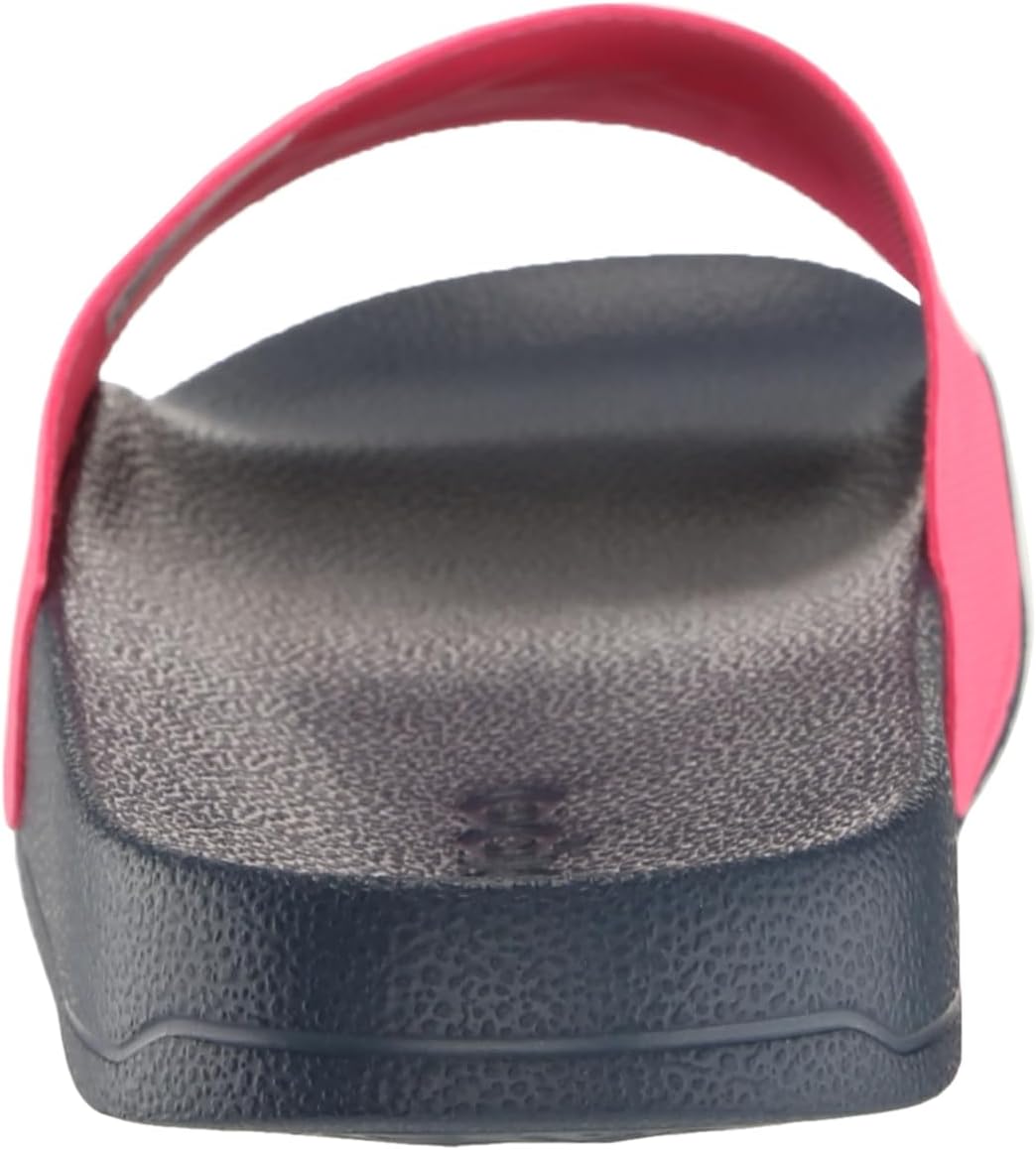 Детские шлепанцы для душа adidas Adilette, Lucid Pink/Silver Metallic/Preloved Ink — фото 3