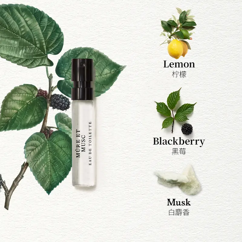 L'Artisan Parfumeur Набор пробников духов Blackberry Muse Eau De Toilette 1,5 мл фруктовый — фото 3