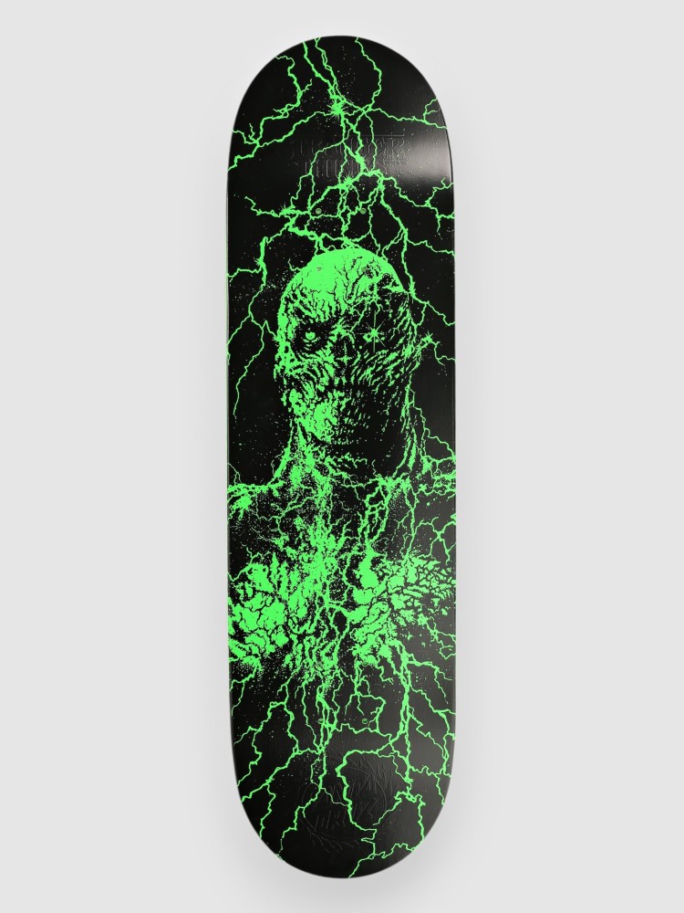 

Дека для скейтборда Santa Cruz X Stranger Things Vecna 8.5″ Skateboard, black/green