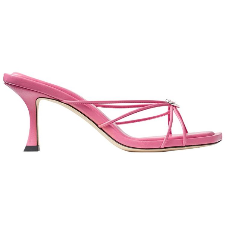 Индийские слайдеры женские розовые Jimmy Choo — фото 2