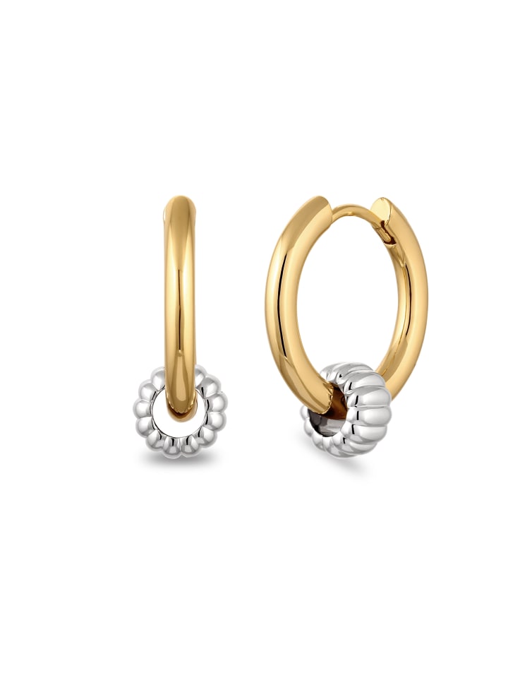 

Elli Латунные серьги в золотом исполнении