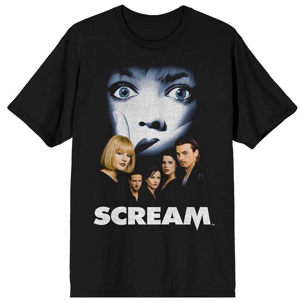 

Футболка Juniors' Scream 1-3 с потертым рисунком Licensed Character, черный