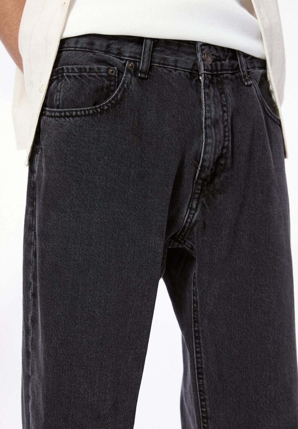

Джинсы-сигареты STANDARD PULL&BEAR, черный