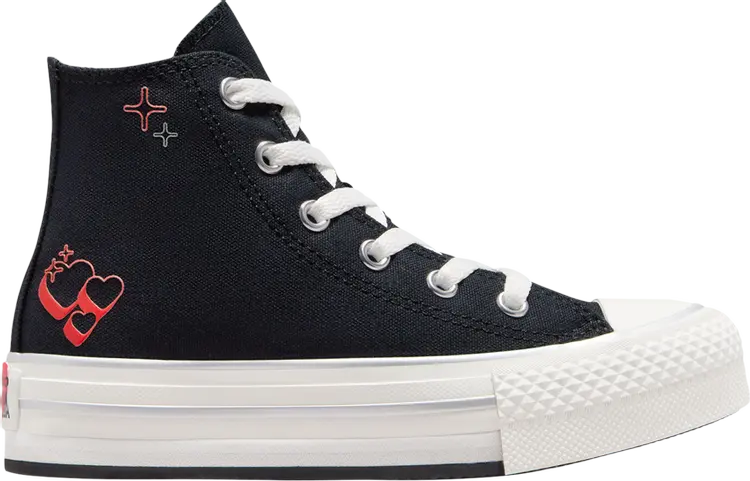 

Кроссовки Chuck Taylor All Star EVA Lift Platform High PS 'Y2K Heart', черный