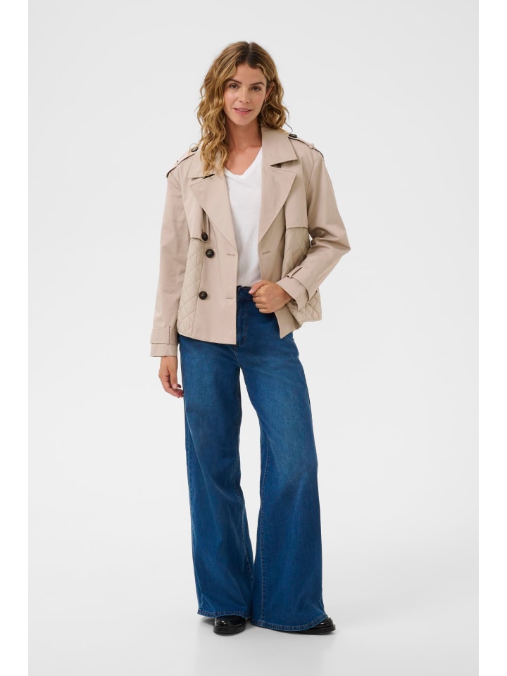 

Куртка CRTinna прямого кроя с завязками Cream