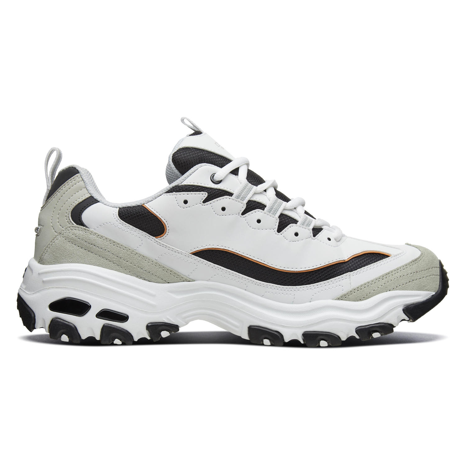 

D'Lites 1.0 Low Бело-серые кроссовки для бега Skechers