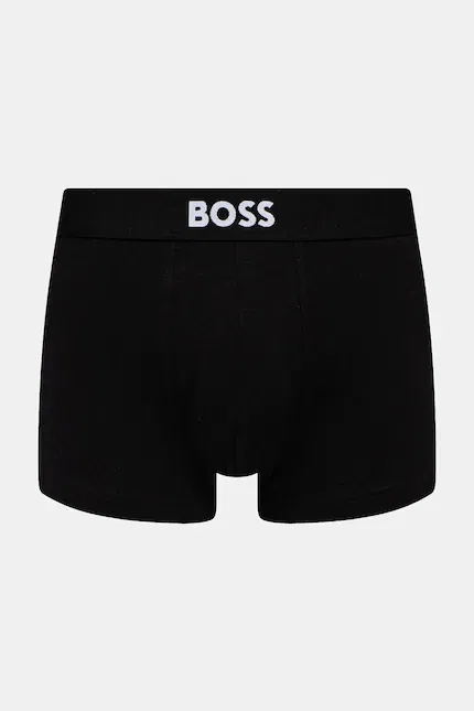 Боксеры из хлопка с эластаном Trunk 3P ONE 3 шт BOSS, черный — фото 3