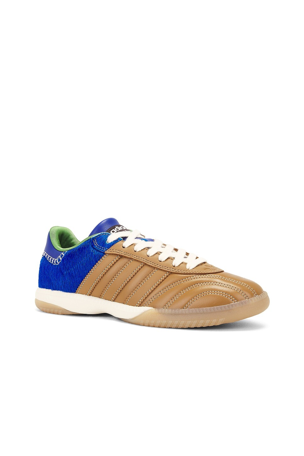Кроссовки Samba Millenium Adidas By Wales Bonner, цвет Desert, Team Royal Blue, & Crew Green — фото 2