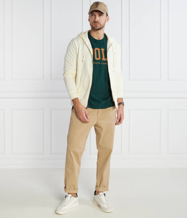 Толстовка мужская Polo Ralph Lauren на молнии, бежевый — фото 2