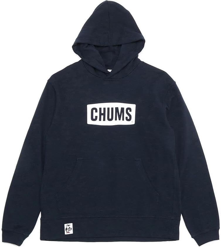 

Мужская толстовка-парка CHUMS Logo Pullover Parka LP с капюшоном, белый/темно-синий