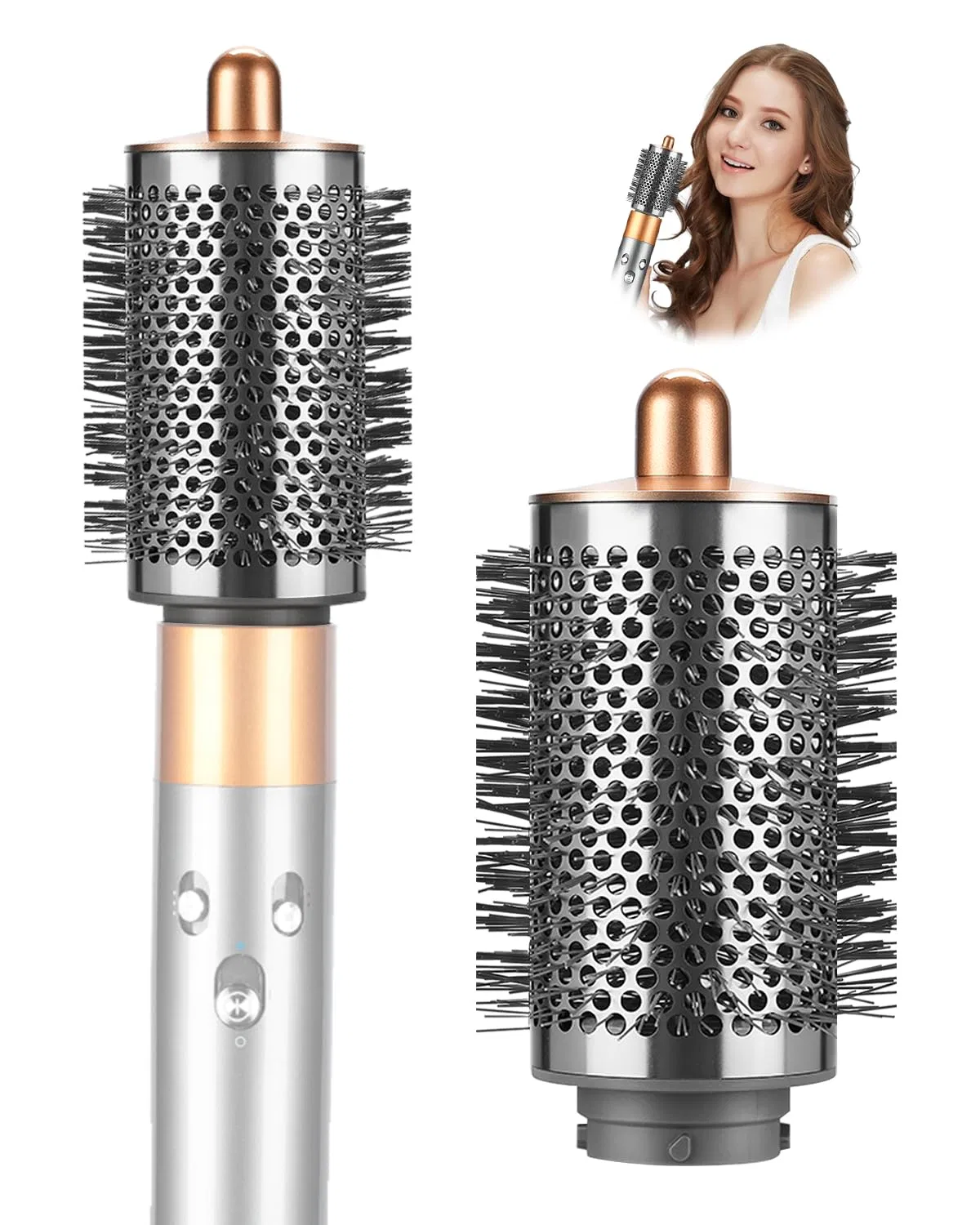 Круглая щетка-насадка для стайлера Dyson Airwrap Tosage, Copper