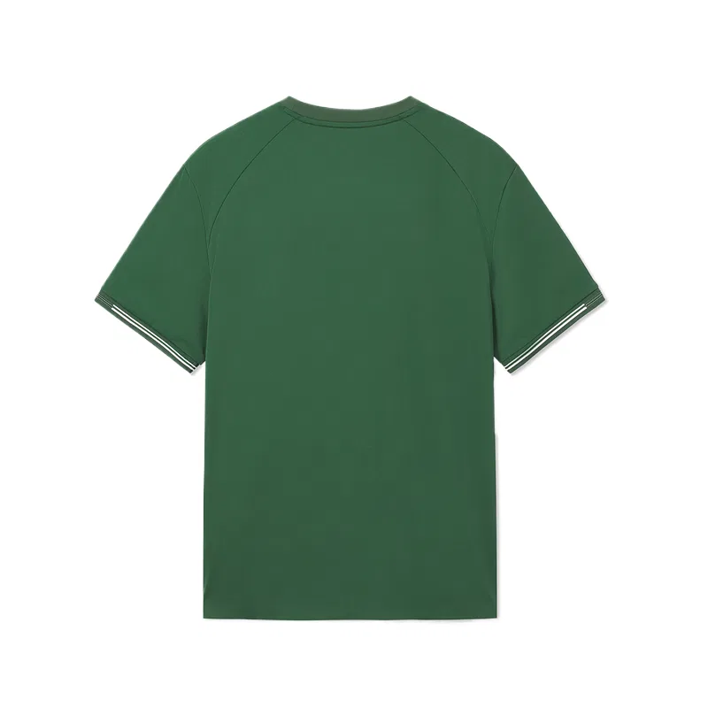 Футболка мужская с круглым вырезом, прямой крой LACOSTE, Crocodile Green 132 — фото 4