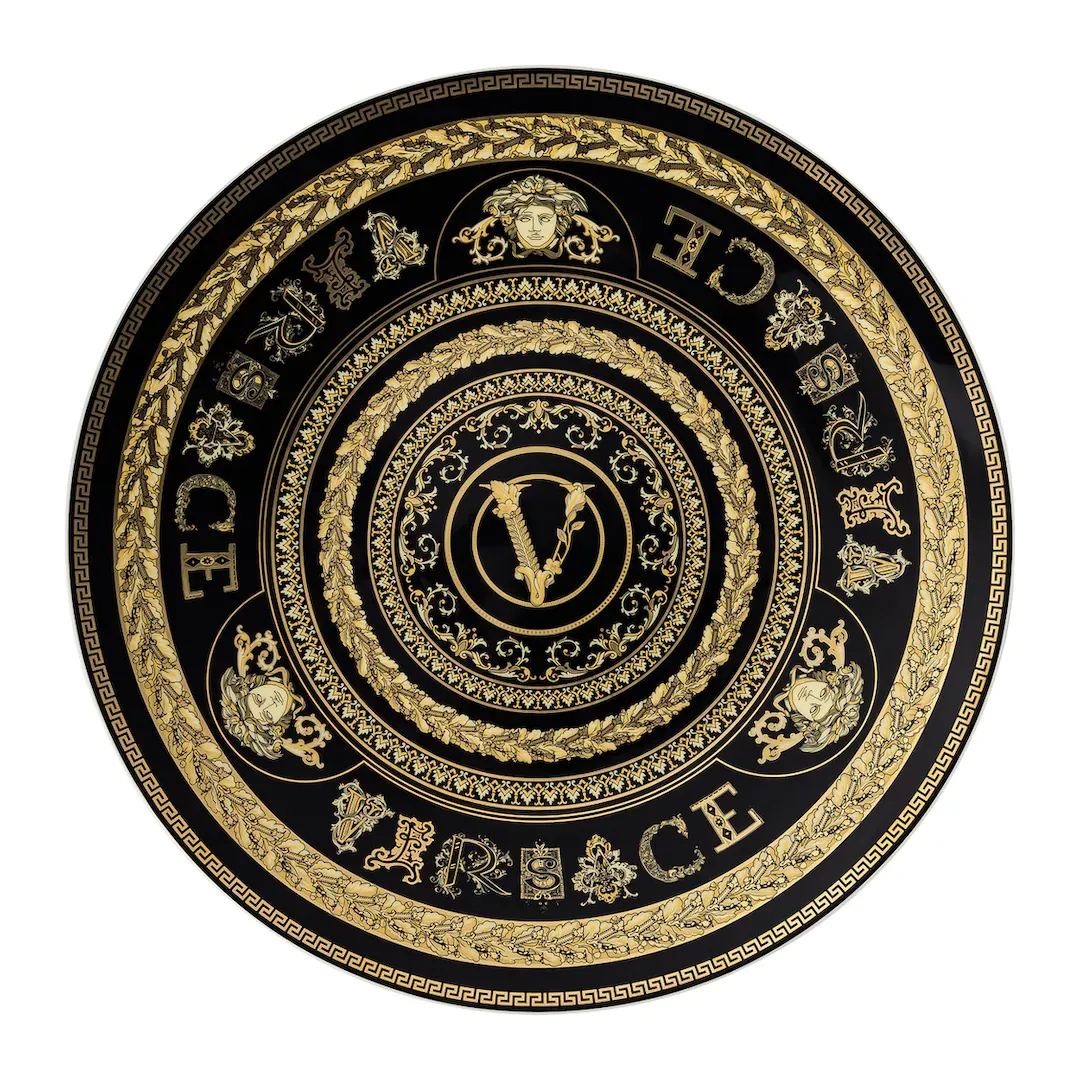 

Презентационная тарелка Virtus Gala Versace, черный