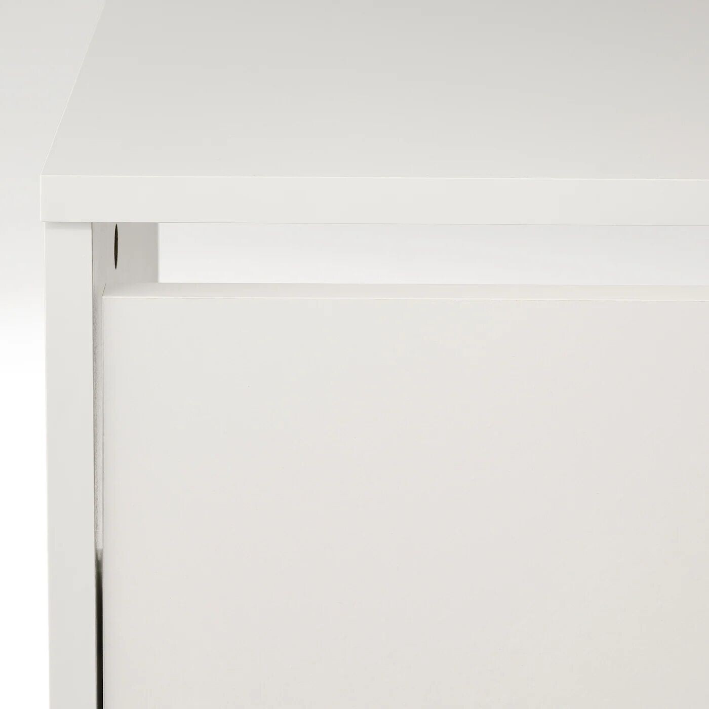 Галошница, 2 отделения, белый, 49х28х93 см, BISSA IKEA — фото 3