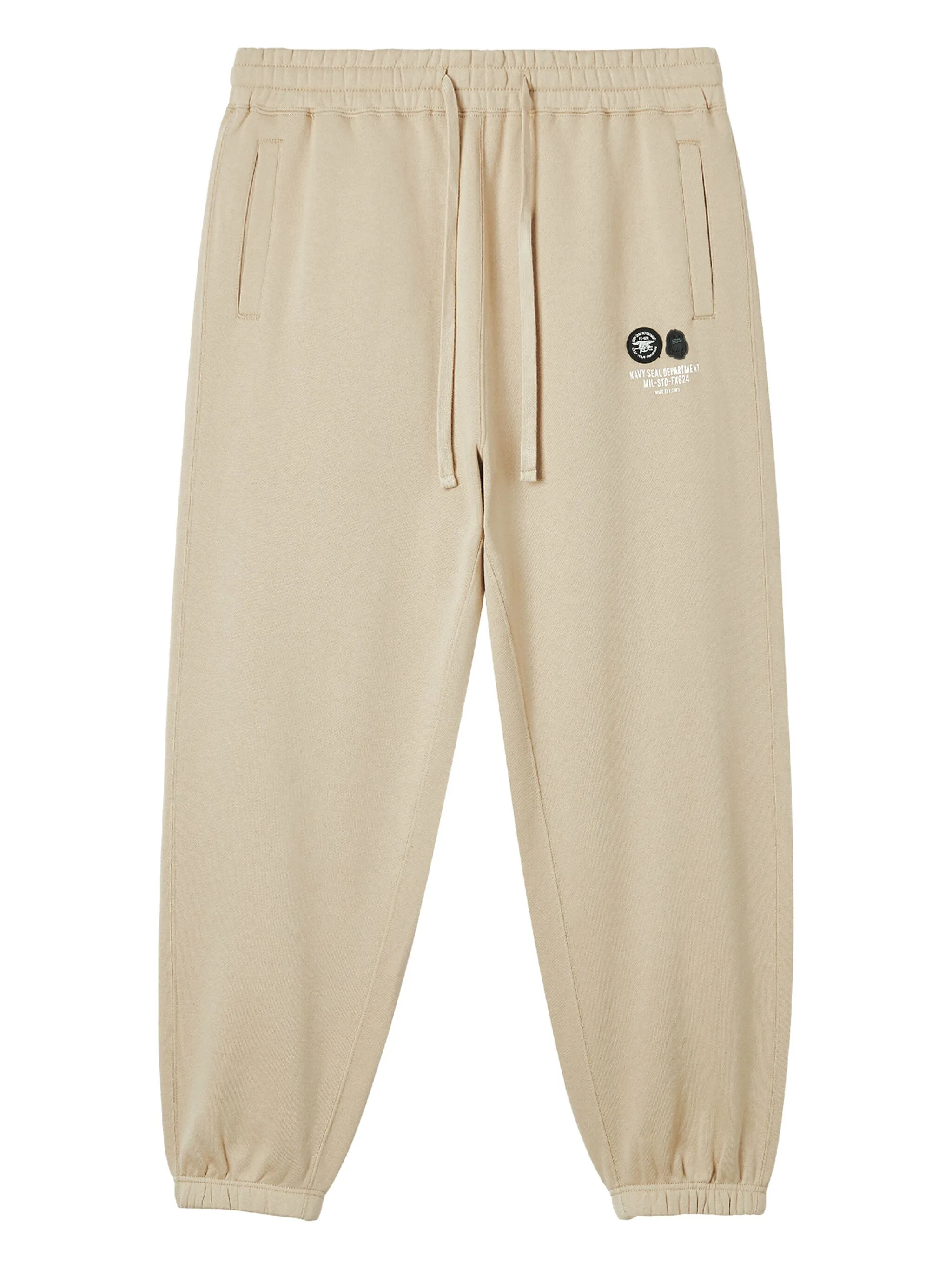 

Спортивные брюки с нашивкой-логотипом Fingercroxx, бежевый