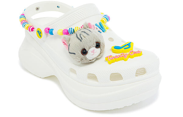 Сандалии nana with room1042 x cat sports multi-color sandals Crocs, бежевый — фото 3
