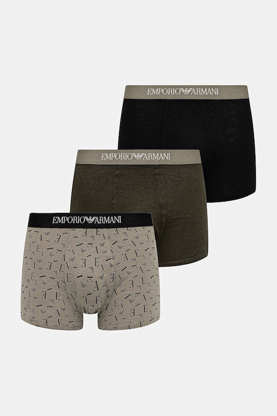 

Боксеры 3 шт Emporio Armani Underwear, зеленый