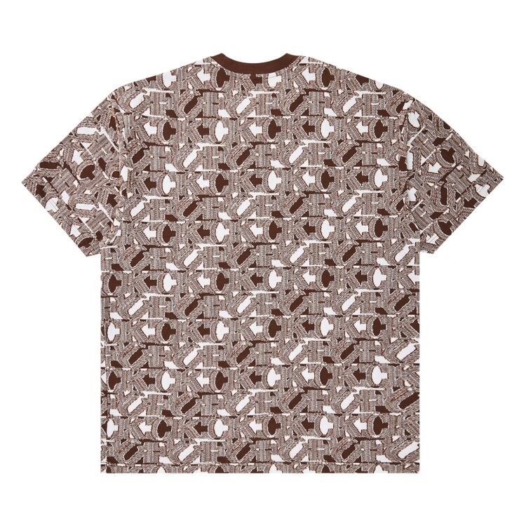 Топ Supreme Fuck Intarsia Short-Sleeve 'Brown', коричневый — фото 2