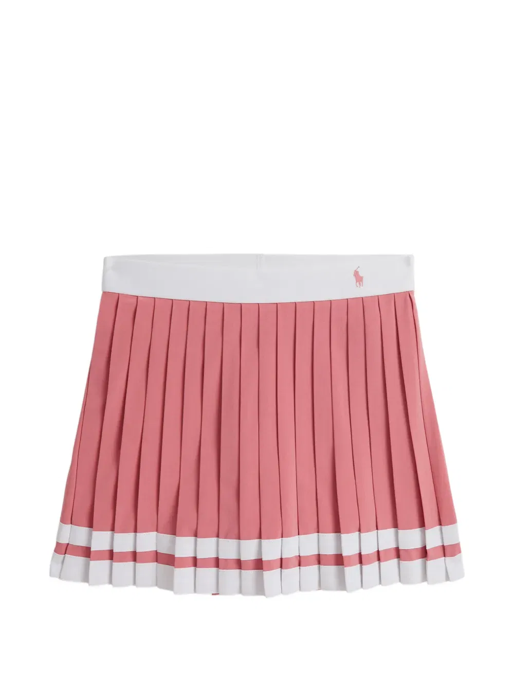 Полосатые плиссированные шорты Polo Ralph Lauren Kids, розовый