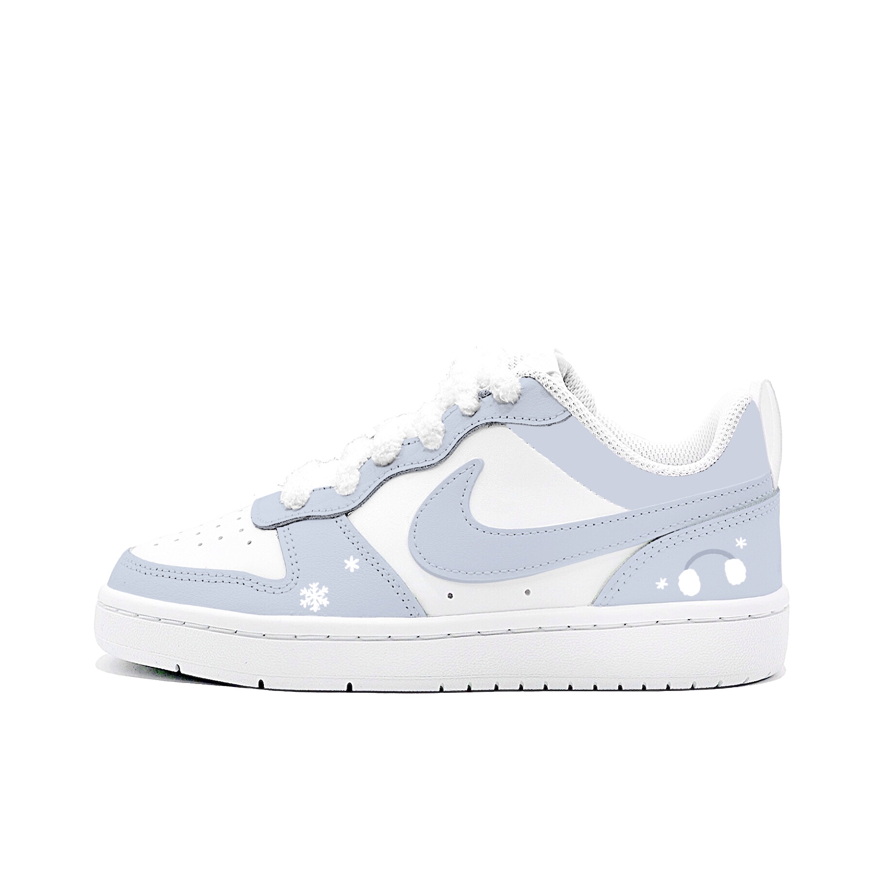 

Nike Court Borough Snow Fleece Whisper, Made By Gei Low top детские скейтборд кроссовки Blue Unisex
