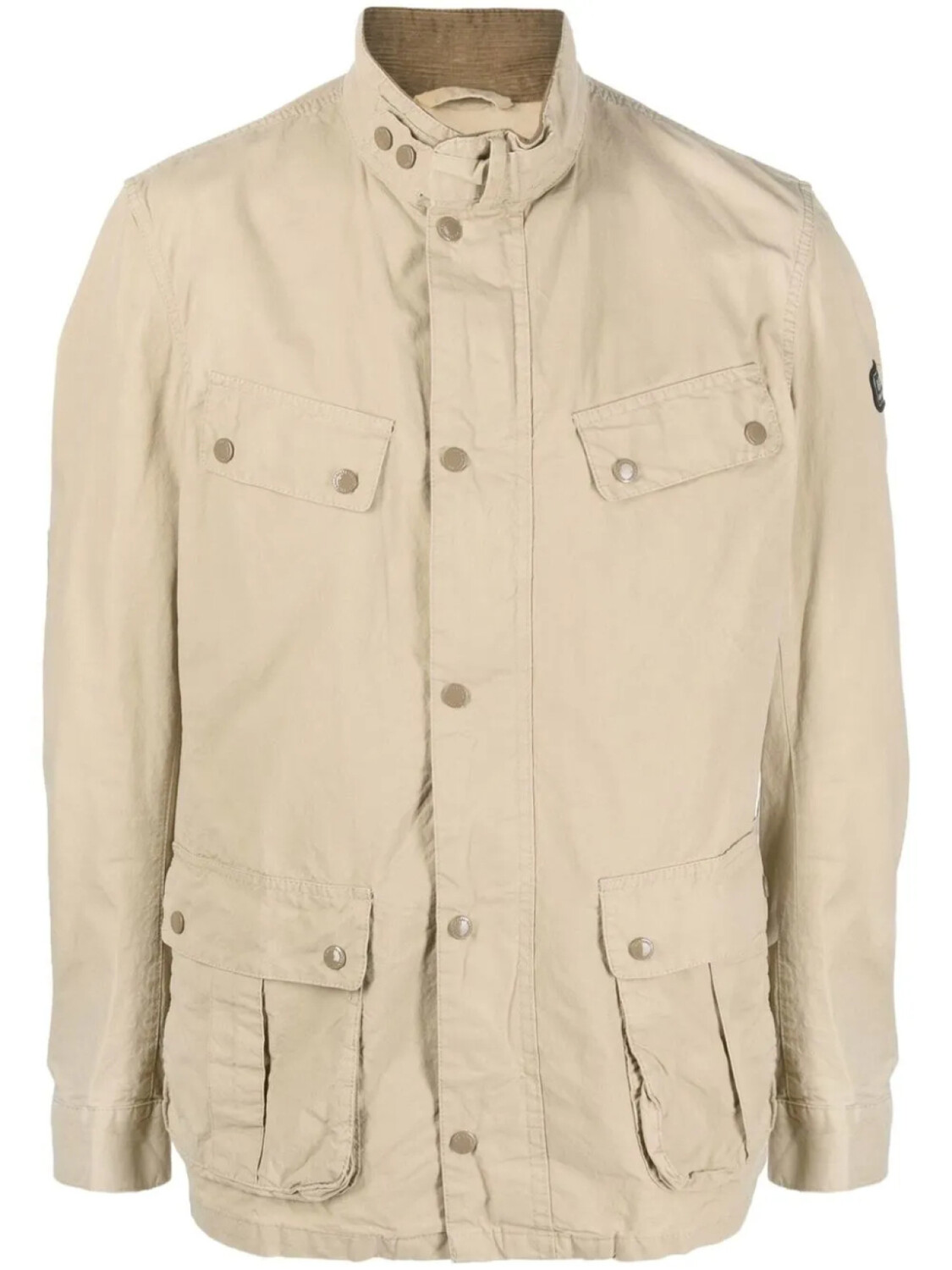 

Куртка Barbour International хлопковая с накладными карманами, бежевый