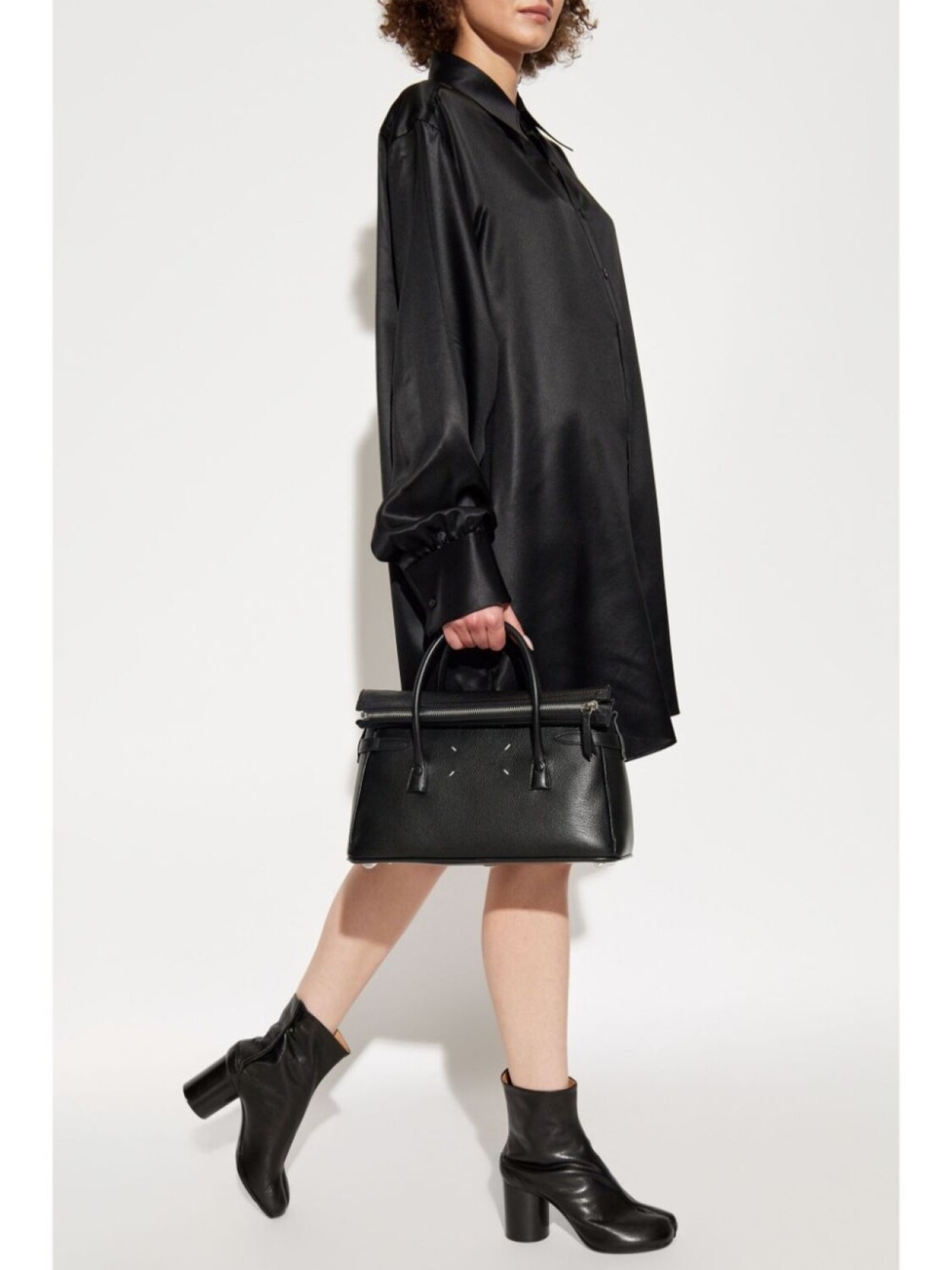Maison Margiela футболка с логотипом с четырьмя стежками, черный — фото 2