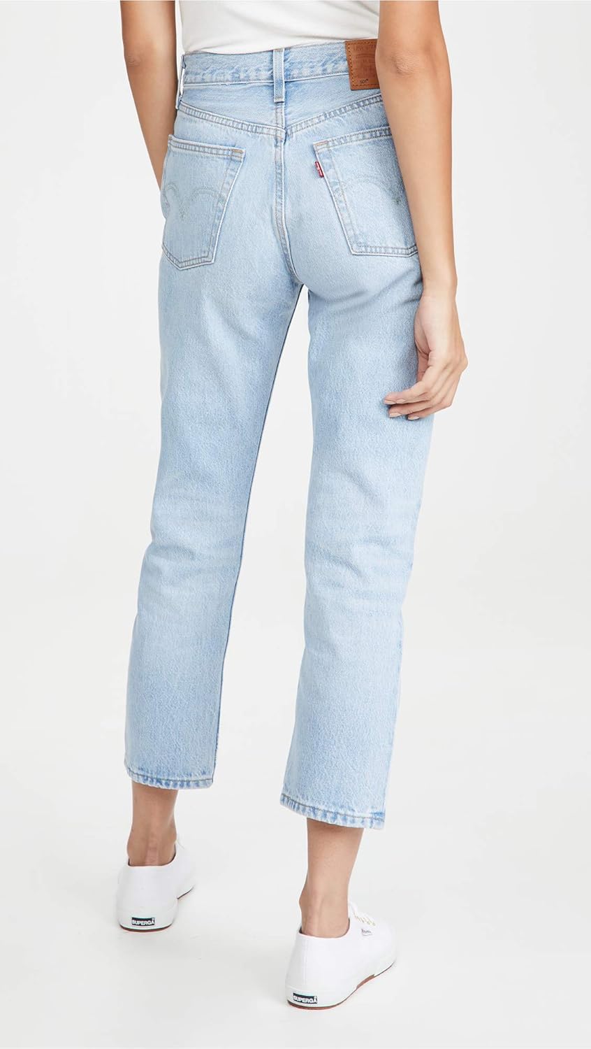 Женские укороченные джинсы Levi's Premium 501, Luxor Ra — фото 3