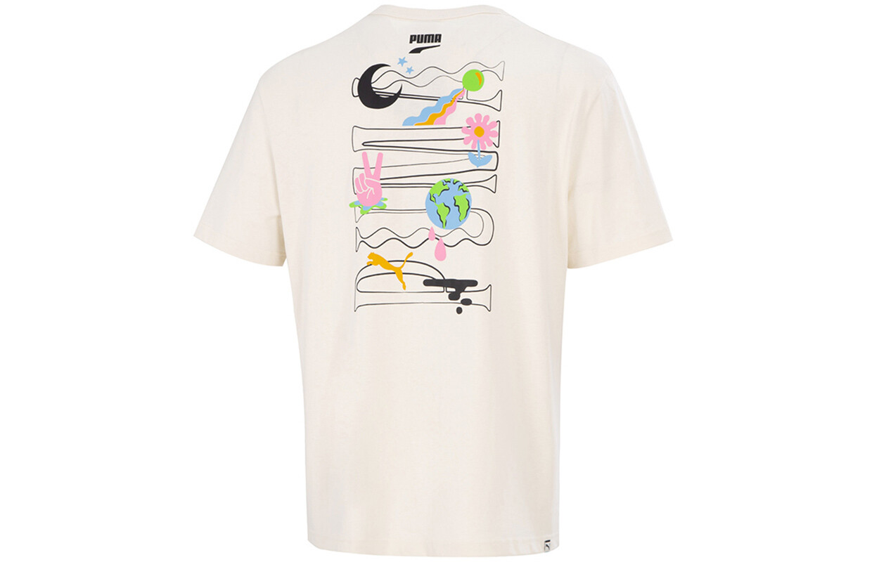 

Футболка мужская Off White Puma, кремовый