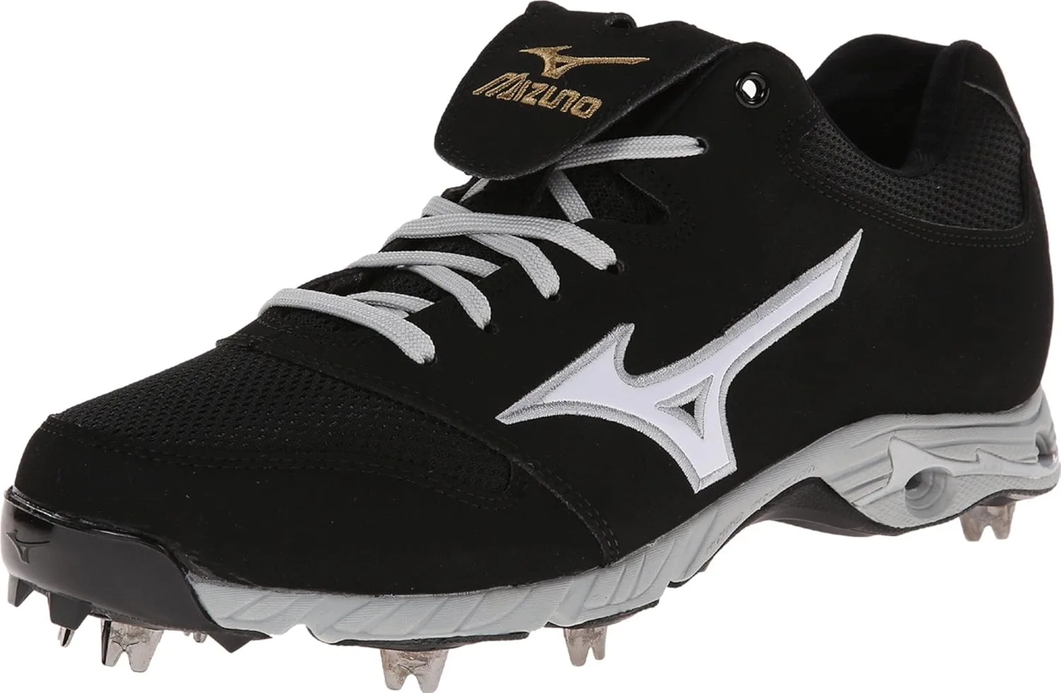 Мужские бейсбольные бутсы Mizuno Advanced Pro Elite, белый/черный
