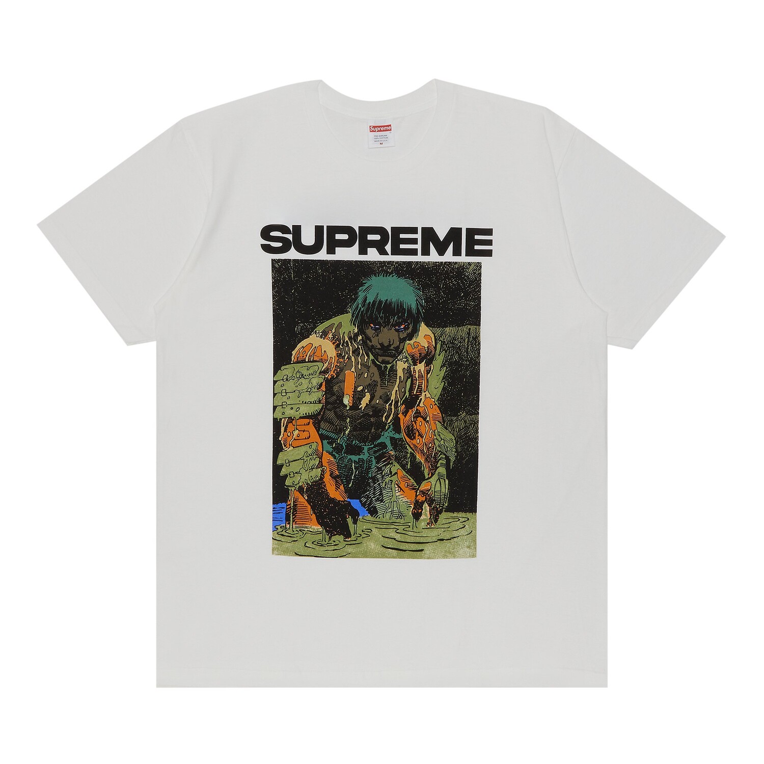 

Футболка Supreme Ronin, белая, Белый, Футболка Supreme Ronin, белая