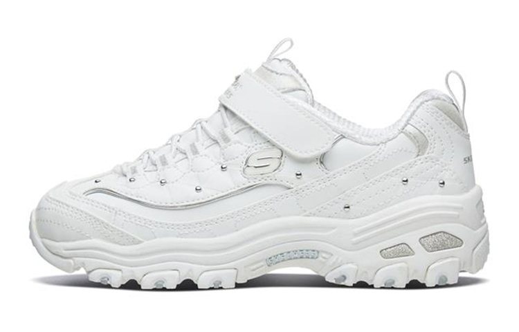 

Кроссовки детские серии D"LITES GS Low-top белые/серебристые Skechers