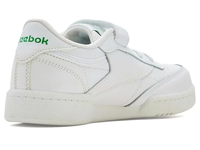 Кроссовки детские Club C 1V Reebok Kids, White/Glen Green/Vector Blue — фото 4