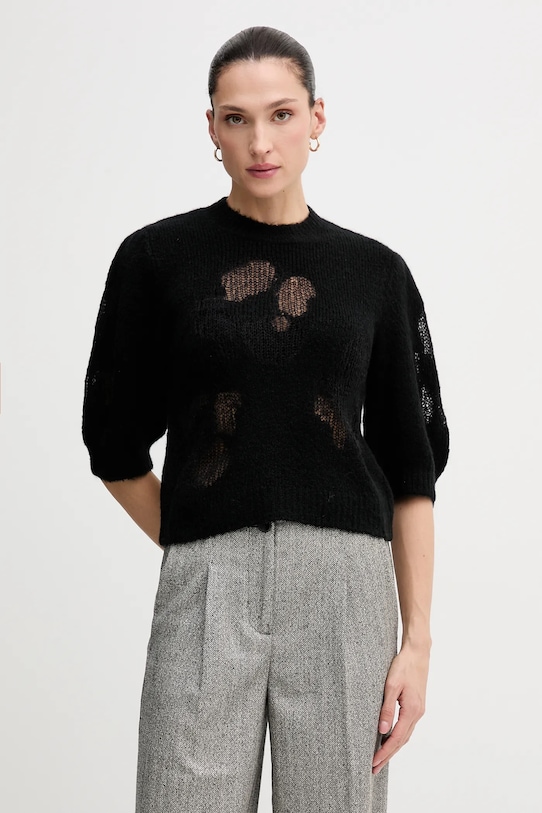 

Свитер из смесовой шерсти United Colors Of Benetton, черный