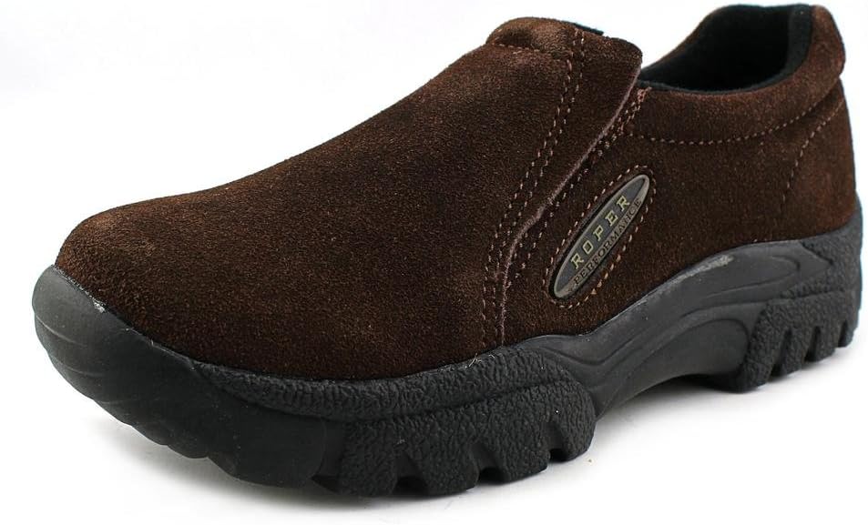 

Мужские рабочие/служебные туфли Roper с противоскользящей подошвой - коричневые