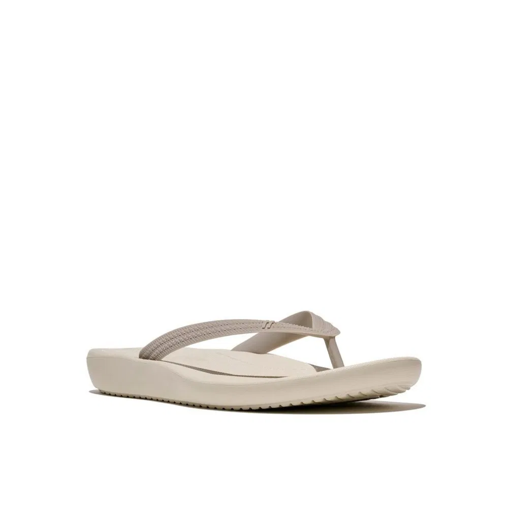 Мужские флип-флопы iCushion Textured Strap бледно-серые/парижский бежевый от Fitflop