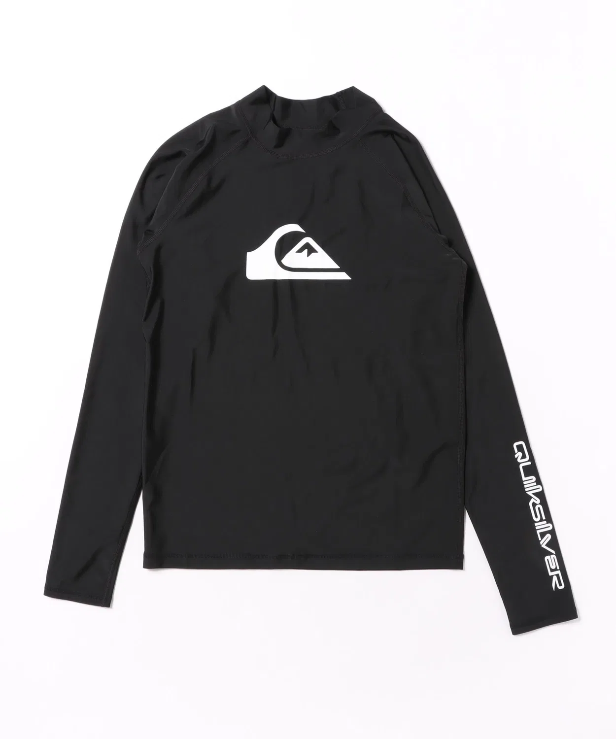 Рашгард длинный рукав детский Quiksilver Youth All Time LR UPF50+ быстросохнущий чёрный