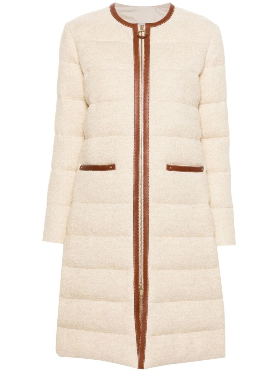 

Moncler пальто Bellete, нейтральный цвет