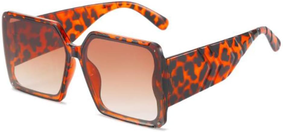 

Квадратные солнцезащитные очки с широкой дужкой и защитой от УФ-излучения для мужчин и женщин (оправа в виде цветка фасоли, верхняя часть темно-синего цвета, нижняя часть светло-синего цвета) Weloveushop, Black Frame Gray Flakes