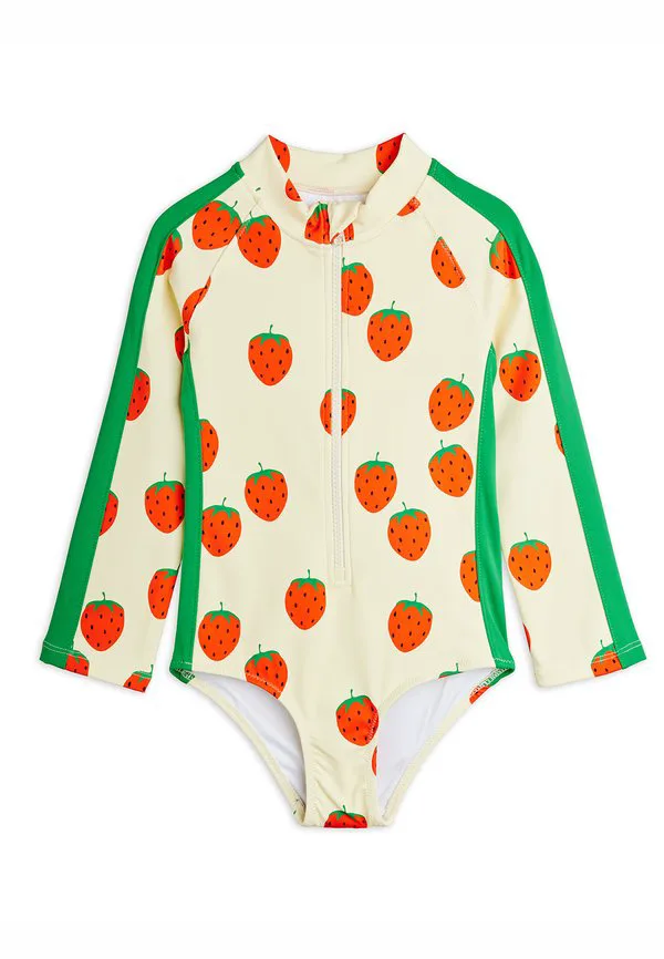 Купальник «клубника» Mini Rodini, Off-White