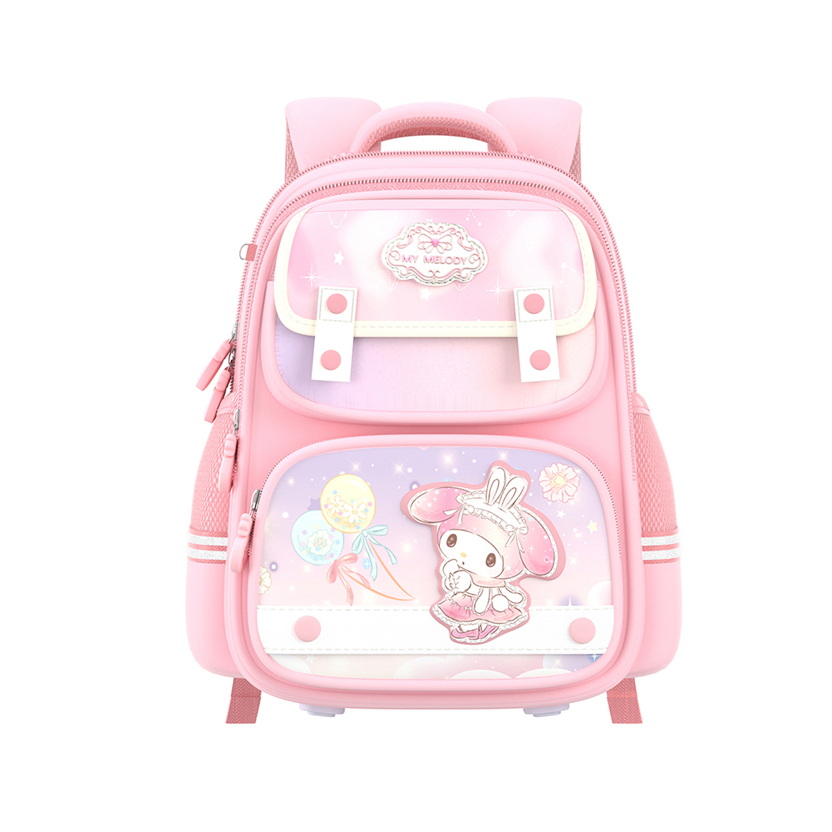 

Sanrio Водоотталкивающая ткань Ученический рюкзак Обычный Детский Розовый Фиолетовый, Pink My Melody