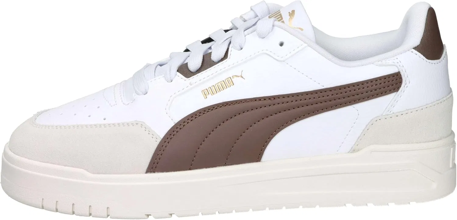 Кроссовки Puma Unisex Shuffle Downtown OG, White Flat Bronze Vapor Gray Brown
