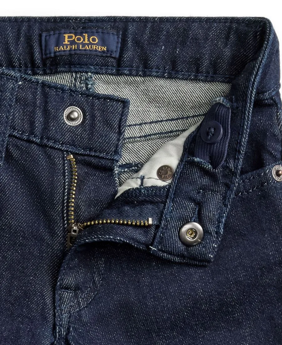 Джинсы-клеш из эластичного денима для девочек, размеры 2T-6X Polo Ralph Lauren, Mosley Wash — фото 3