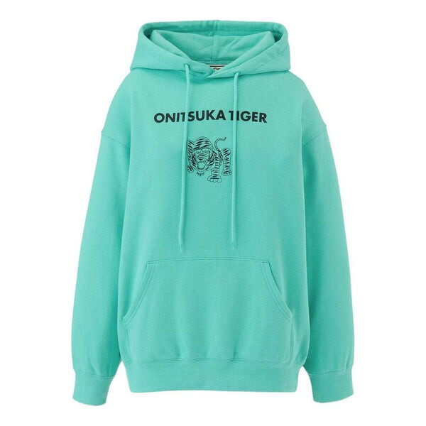 

Толстовка graphic hoodie 'green' Onitsuka Tiger, зеленый