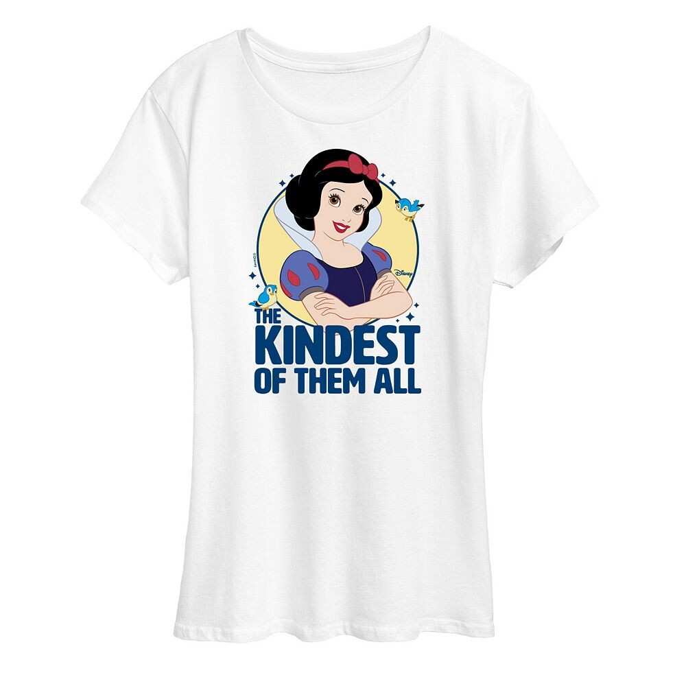 

Женская футболка Disney Princess Snow White с рисунком «Самая добрая из всех», белый