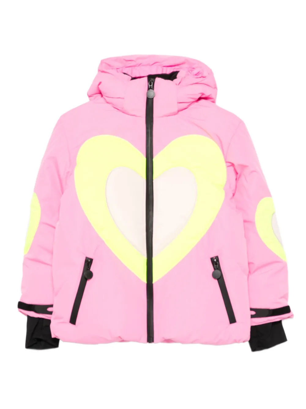 Декорированный пуховик Stella Mccartney Kids, розовый