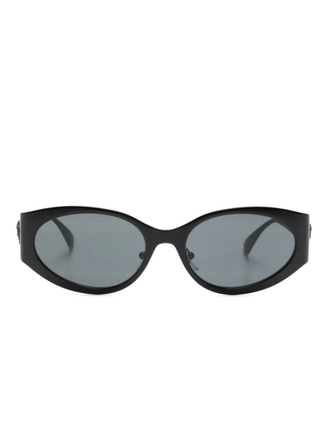 

Versace Eyewear солнцезащитные очки La Medusa в овальной оправе, черный