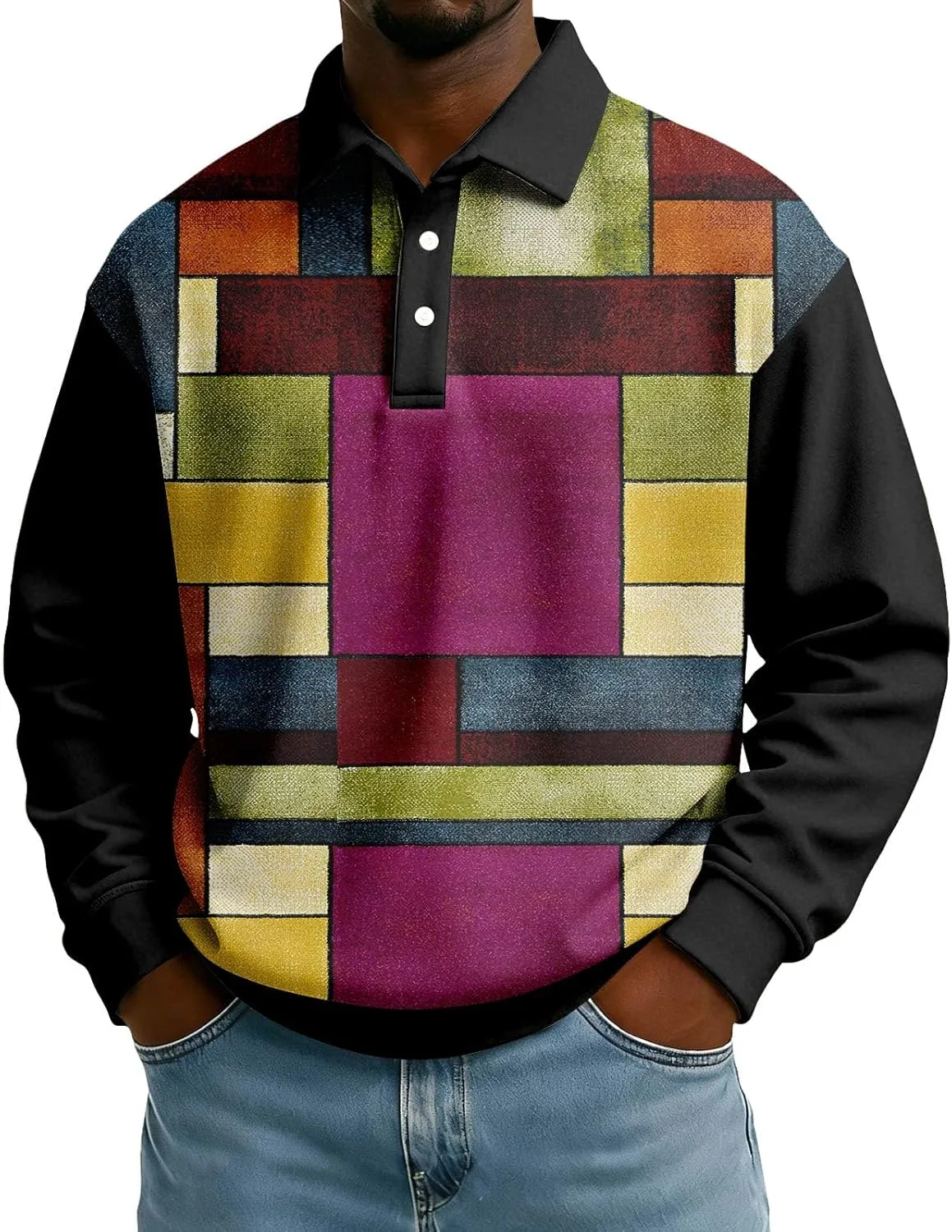 

Поло с длинным рукавом для мужчин, влагоотводящее, регби BEIBEINOYA